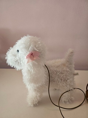 Walking and barking dog toy with wired remote like new