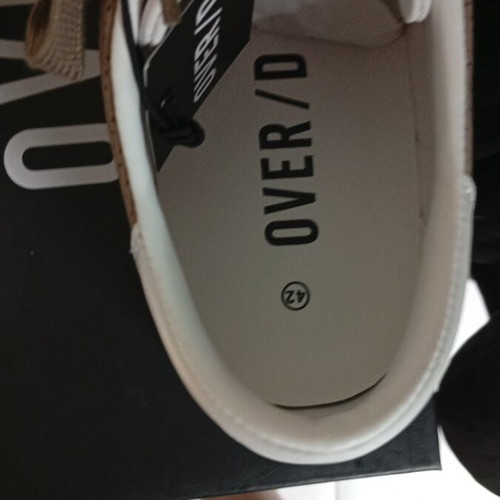 Over/D shoes size 42 new, white and beige