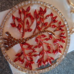 Metal tree keychain new
