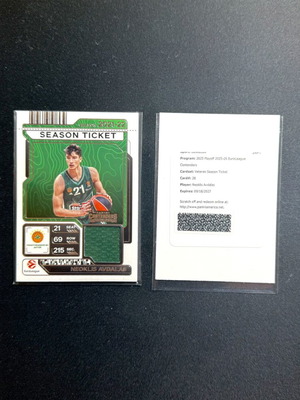 Panini Euroleague Contenders 2025-26 Neoklis Avdalas bundle σαν καινούργιο