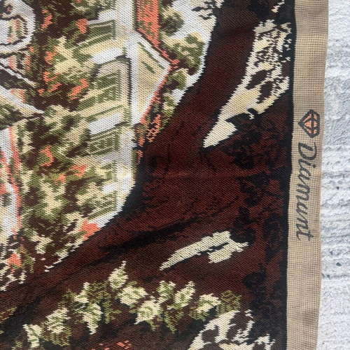 Diamant embroidery 80x130 cm used, romantic scene