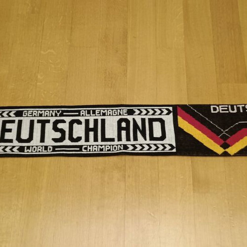 Germany 90s scarf new, double-sided