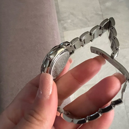 Vogue wristwatch women's like new, silver steel
