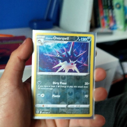 Pokémon cards new, pack of 3 with Overqwill, Shieldon, Herrecton