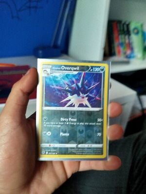 Κάρτες Pokémon καινούργιες, πακέτο 3 με Overqwill, Shieldon, Herrecton
