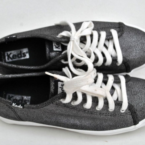 Keds Triple Kick Black Glitter Platform Sneakers EU 37.5