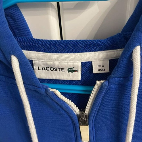 Lacoste jacket men size M like new, blue