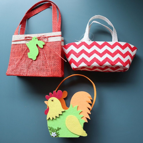 Children's Easter baskets new, set of 3 pieces