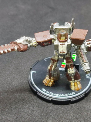 Mechwarrior ForestryMech Mod #91 like new (Veteran)