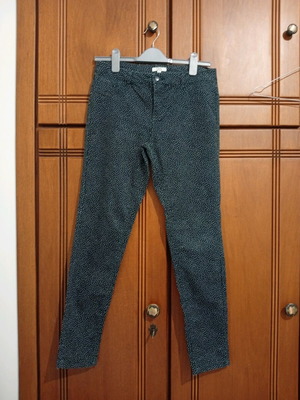 Women's black polka dot OVS pants size 42 used