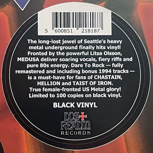 Medusa Dare to Rock 2026 vinyl LP sealed limited edition