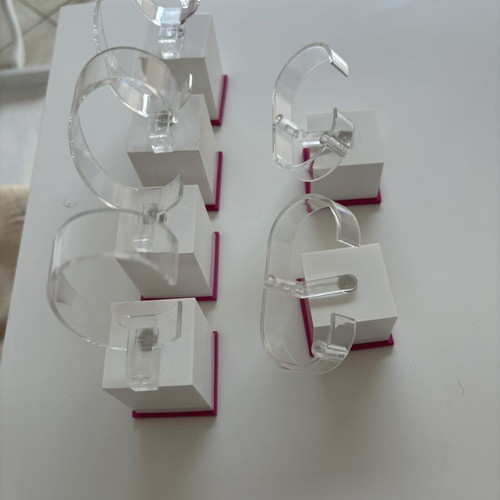 Watch and bracelet display stands used, set of 6