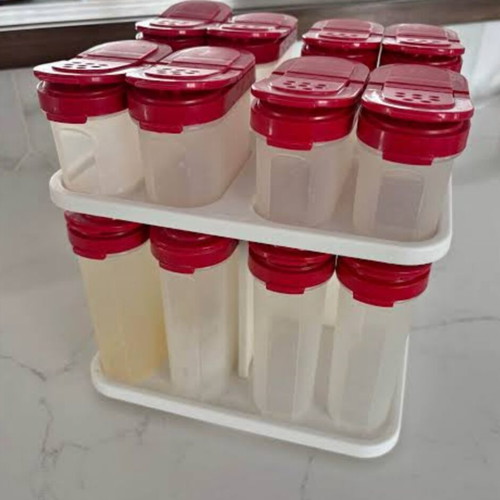 Tupperware spice set 16 pcs with rotating base