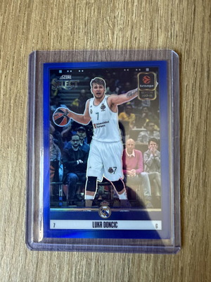 Panini Select Score Luka Doncic card, Real Madrid