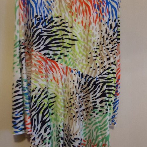 Celestino summer skirt colorful, new, asymmetric with flare