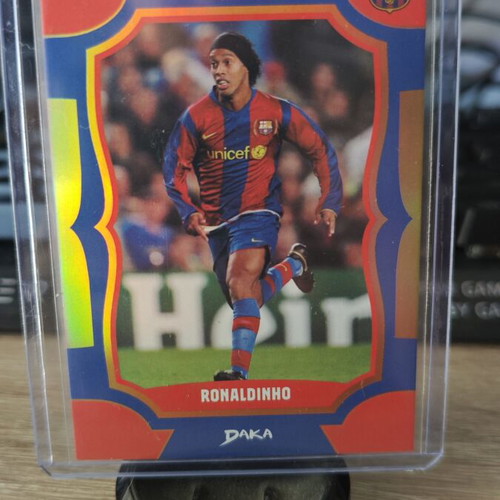 Ronaldinho Daka numbered sticker 14/25 Barcelona set