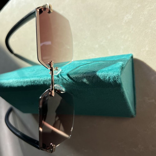 Pervedere sunglasses new, beige and brown