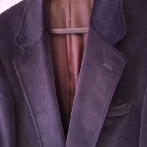 Dolce & Gabbana men's blue velvet jacket XL new