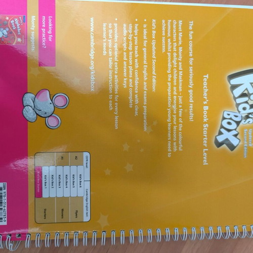Kid's Box Starters Teacher's Book new