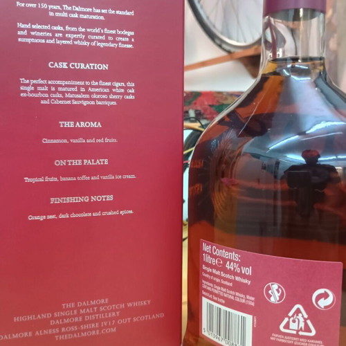 The Dalmore Cigar Malt 1 litre sealed whisky