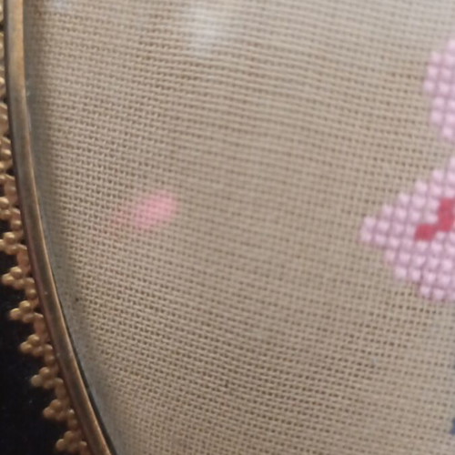 Vintage oval embroidery frame