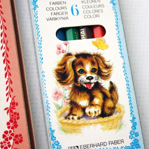 Vintage 80's Eberhard Faber Soft'n Sweet Colored Pencils New