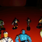 Gi Joe figures used, pack of 21 pieces with weapons
