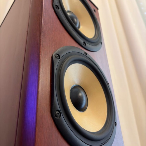 Roister Status 8 floor-standing speakers like new, solid beech wood