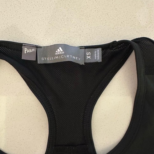 Adidas by Stella McCartney sleeveless top XS black like new