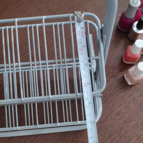 Orly metal tabletop stand with 36 slots for nail polishes used