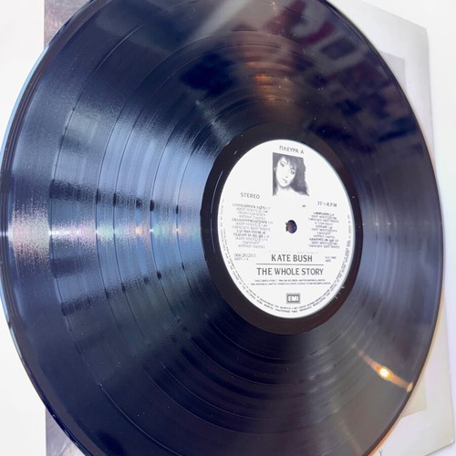 Kate Bush The Whole Story LP used, 1986 Greek edition, gatefold