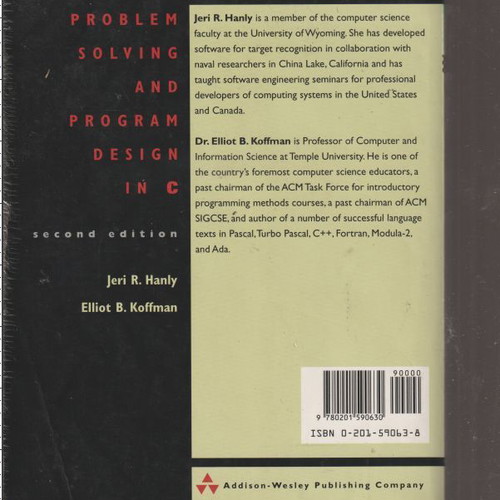 Book Problem Solving and Program Design in C like new, English