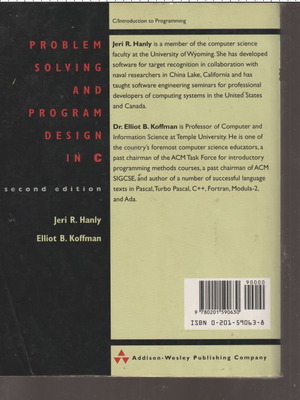 Book Problem Solving and Program Design in C like new, English