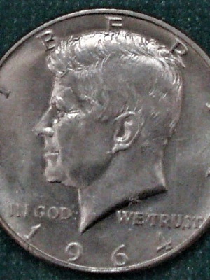 SILVER ½ Dollar 1964 "Kennedy Half Dollar"