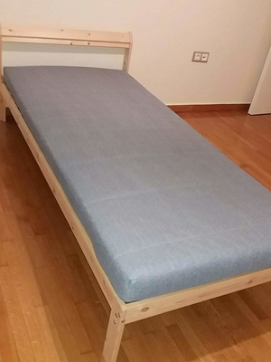 Κρεβάτι μονό μεταχειρισμένο, διαστάσεις 200Χ100 εκ.