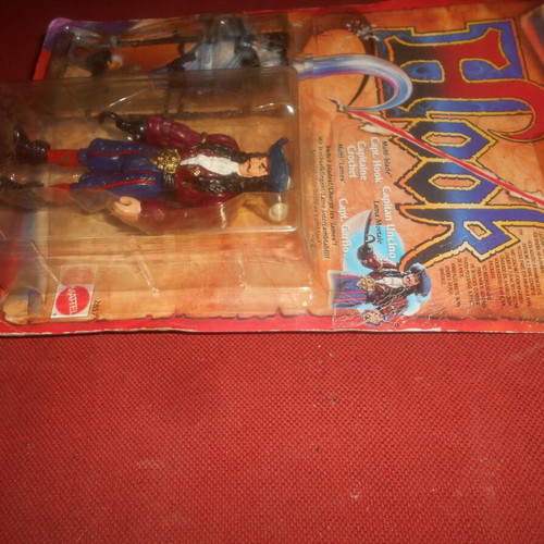 Captain Hook collectible action figure 1991 Mattel used