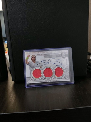 Stefanos Tsitsipas 2024 Topps Royalty Triumph worn patch auto σαν καινούργιο