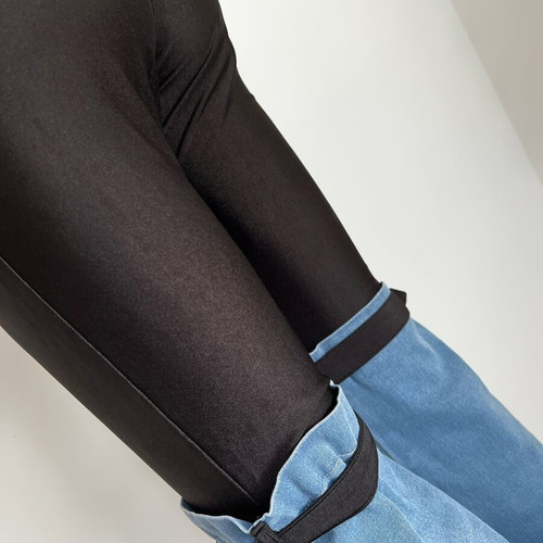 Trend denim pants like new, black and blue, sizes S/M