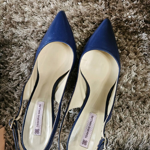 Tsakiris Mallas blue pumps size 38 like new