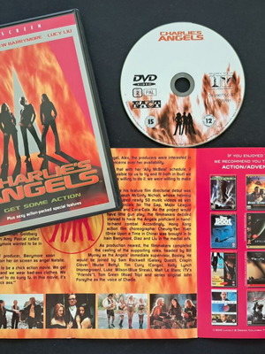 Charlie's Angels DVD like new, PAL edition with subtitles