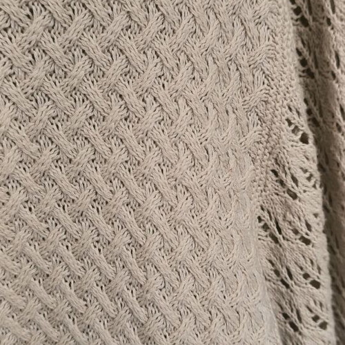 Sakis Rouvas knitted sweater new, beige, size S