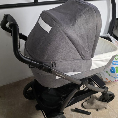 Peg Perego Book 3 in 1 baby stroller with bassinet and seat