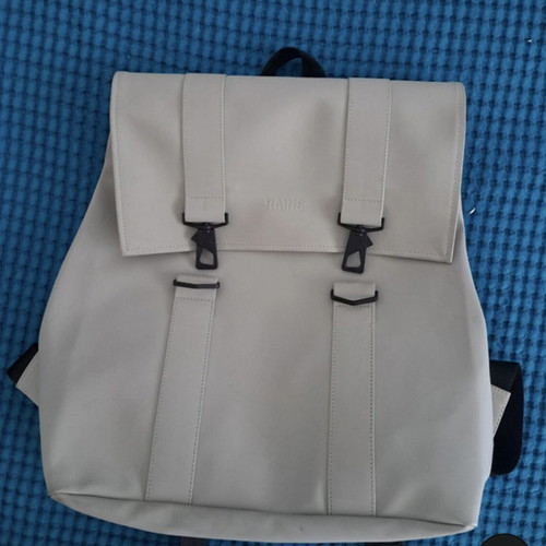 Rains backpack white large like new