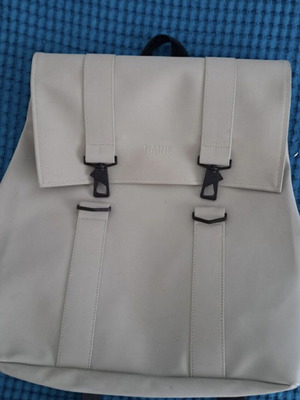 Rains backpack white large like new