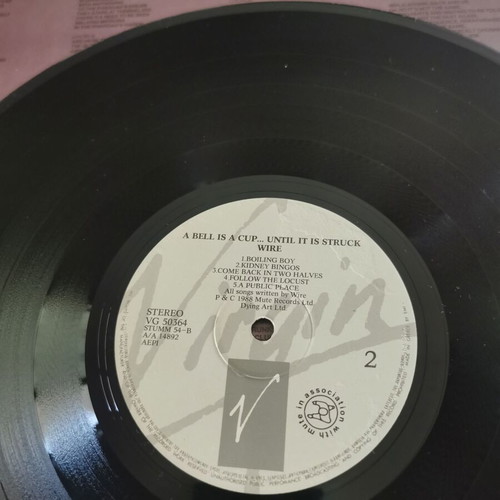 Wire A Bell Is A Cup vinyl used, Greek edition 1988