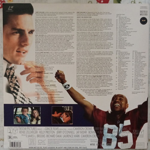 Jerry Maguire LaserDisc like new, comedy