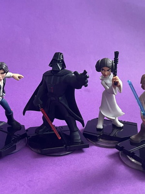 Disney Infinity 3.0 Star Wars Classic комплект използван с Люк, Лея, Хан и Дарт Вейдър