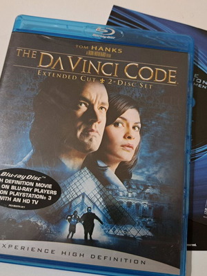 Ο κώδικας Da Vinci Blu-Ray σαν καινούργιο, ελληνικοί υπότιτλοι, Extended Cut 2 δίσκοι