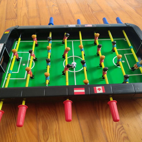 Table football used with 1 ball