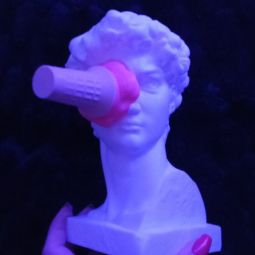 Pop Art David statue
